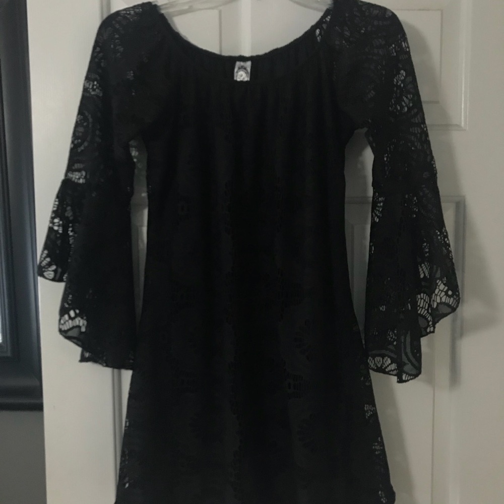Black short dress